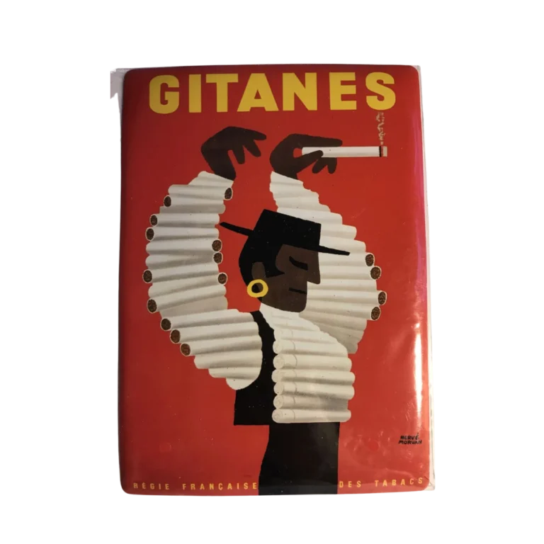 Original Hervé Morvan - Gitanes Poster (1960)