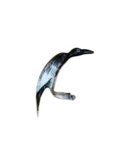 Cow Horn Bird Sculpture