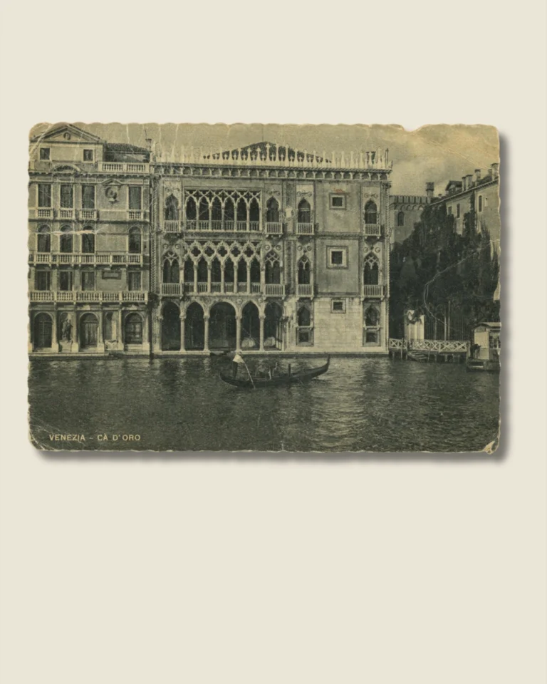 Postcard 1: Venice, Italy – Ca’ d’Oro (1954 Print Run)
