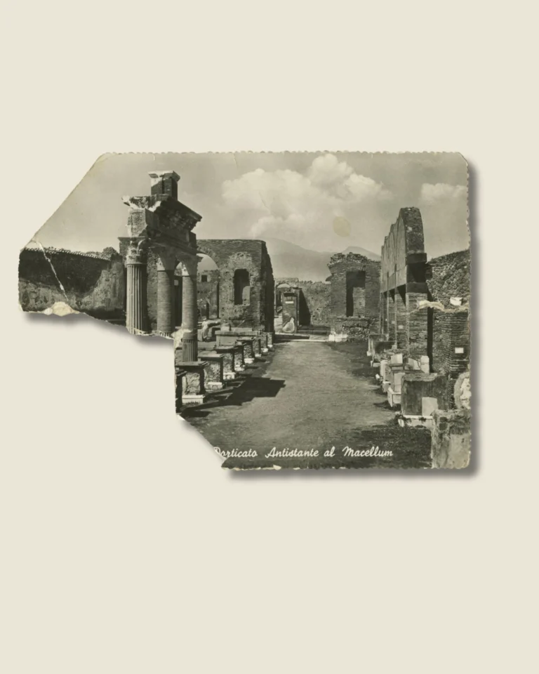 Postcard 2: Pompeii, Italy – Macellum Ruins (1960 Print Run)