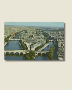 Postcard 3: Paris, France – River Seine View (1969 Print Run)