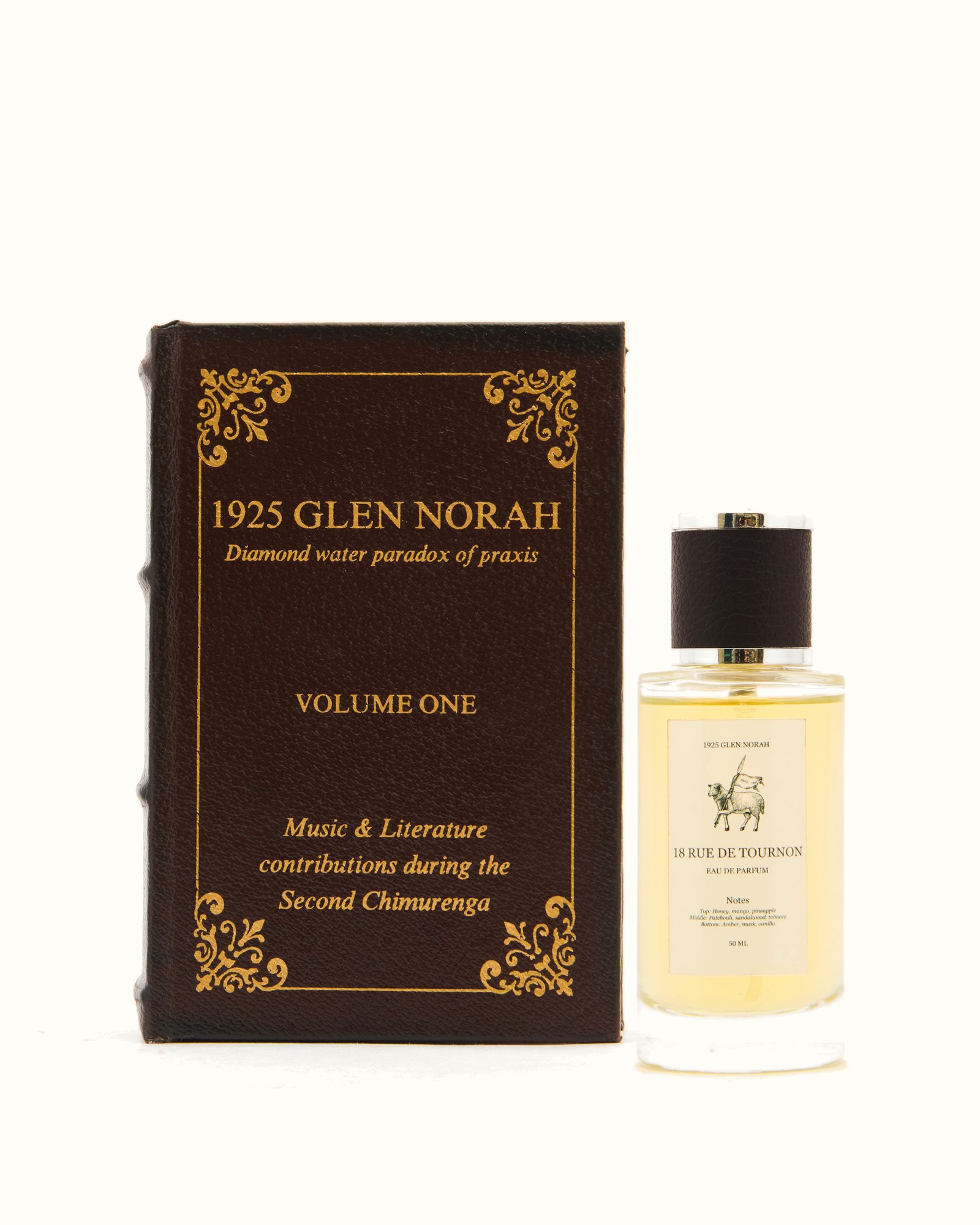 gn-ecom-50ml-lead 18 Rue de Tournon Eau de Parfum 50ml with its book box — 1925 Glen Norah