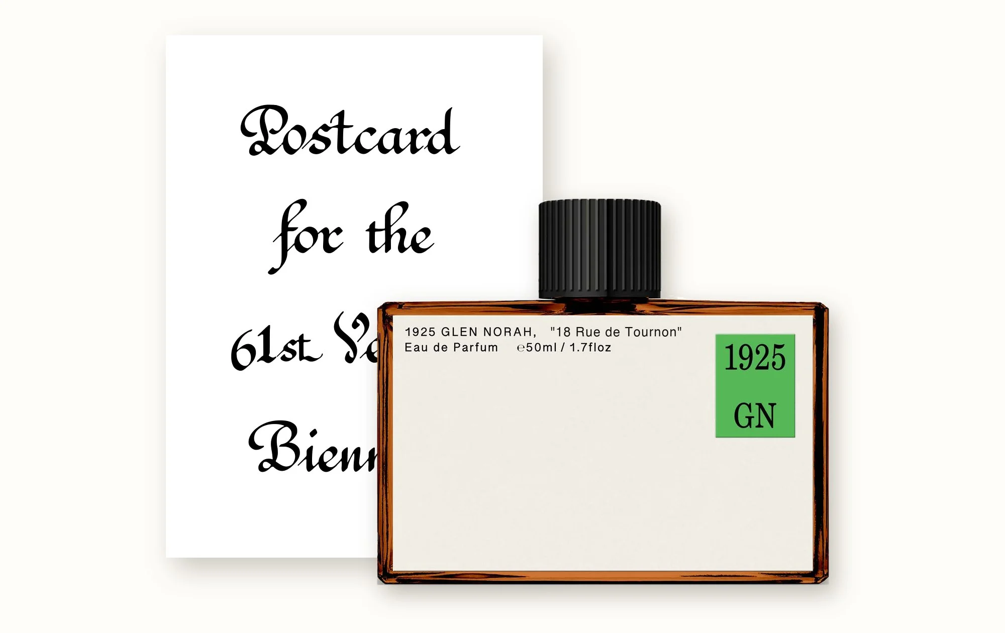 18 Rue de Tournon 50ml & Postcard for the 61st Venice Biennale